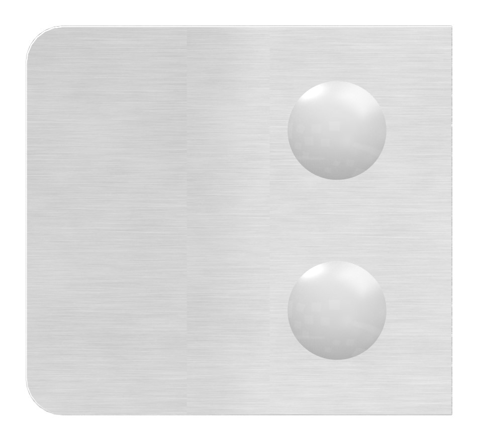 Glasklemme Mod. 34, Anschluss: 60,3mm, V4A Glasklemme Mod. 34, Anschluss: 60,3mm, V4A