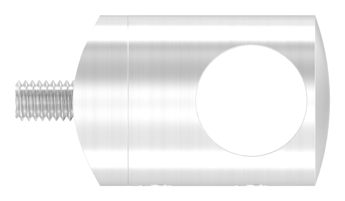 Querstabhalter für 42,4mm Rohr, 16,2mm Bohrung, V4A