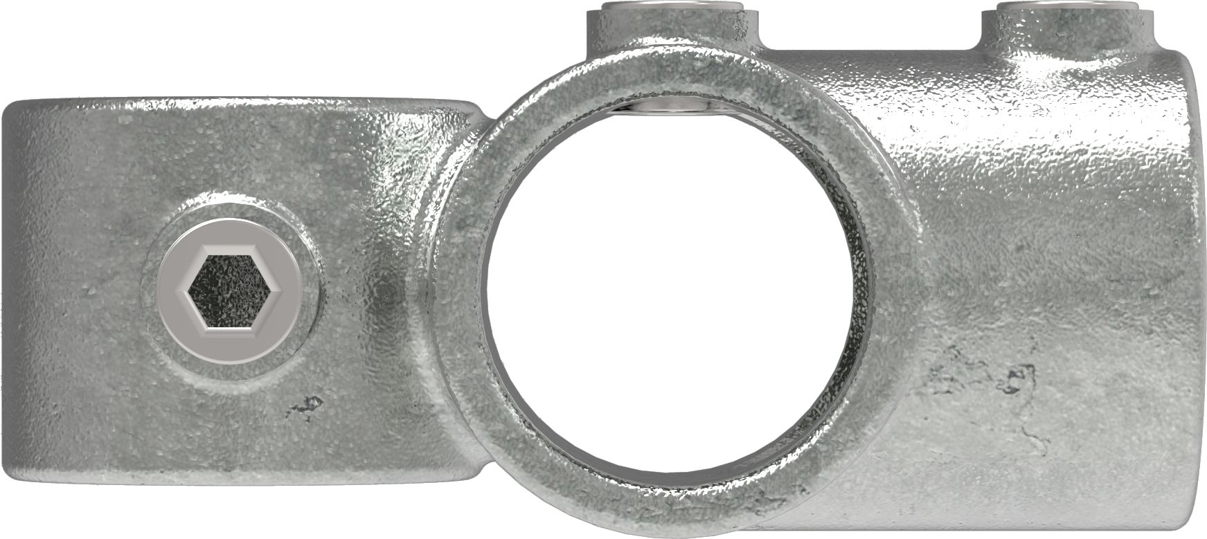 Kreuzstück, mit T-Stück, für Rohr Ø 42,4mm