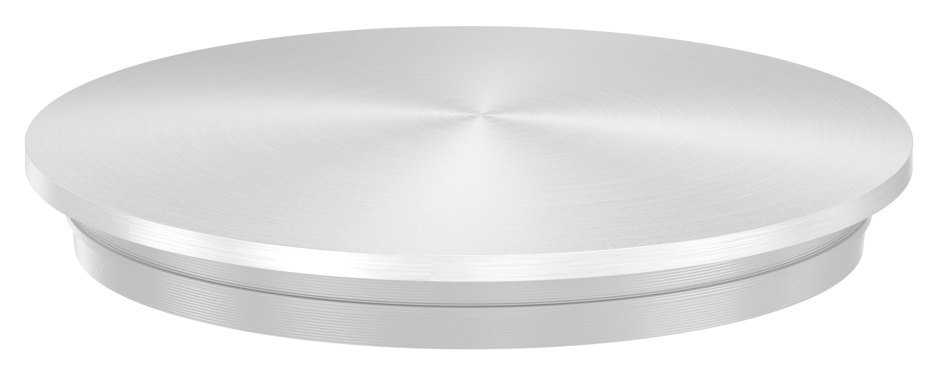 Rohrabschlussstopfen, für Rohr 48,3x2,5mm, V2A