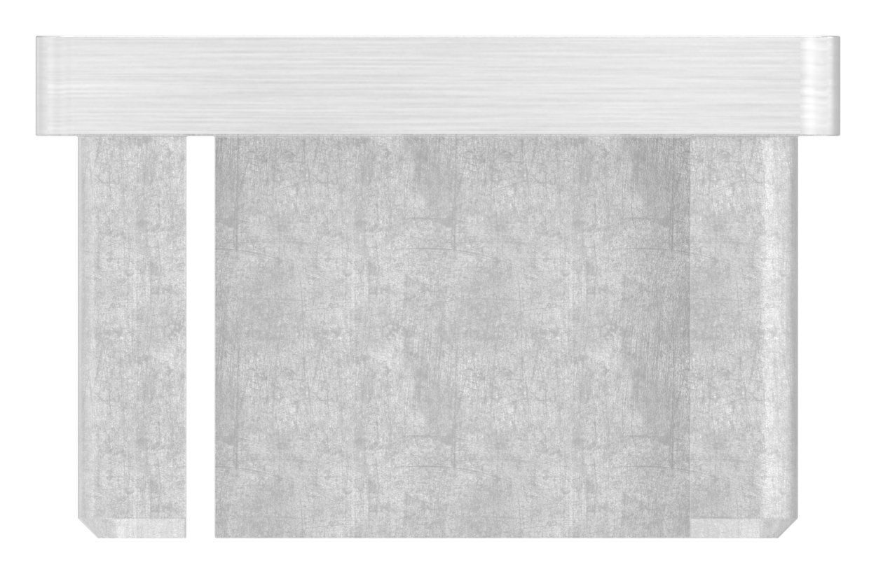 Einsteckkappe, für Rohr 40x30x2,0mm, V4A