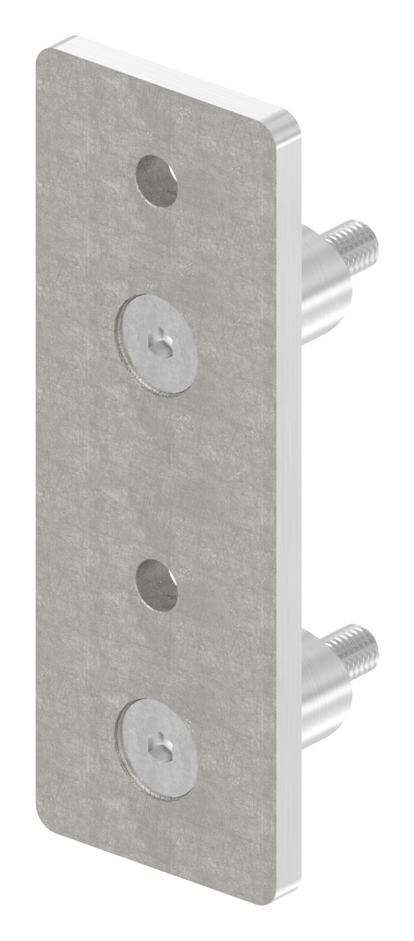 Wandbefestigung für Geländerpfosten 48,3mm, V2A