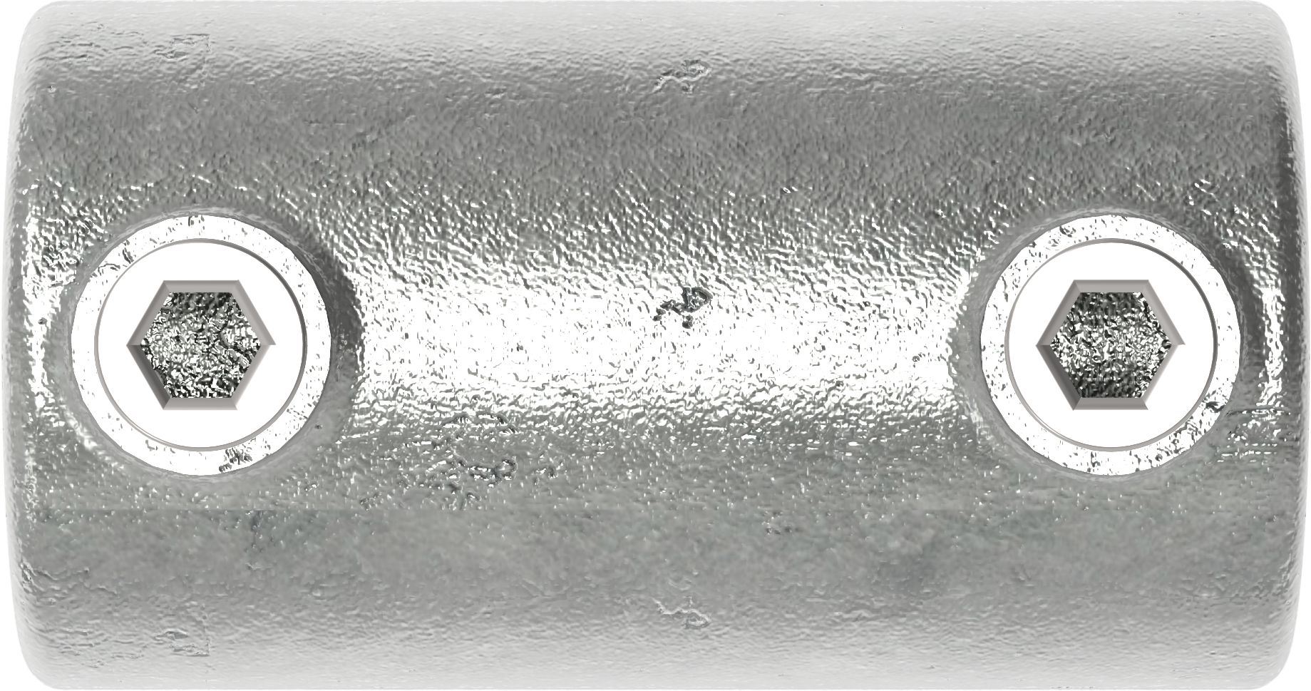 Verbinder, gerade, für Rohr Ø 42,4mm