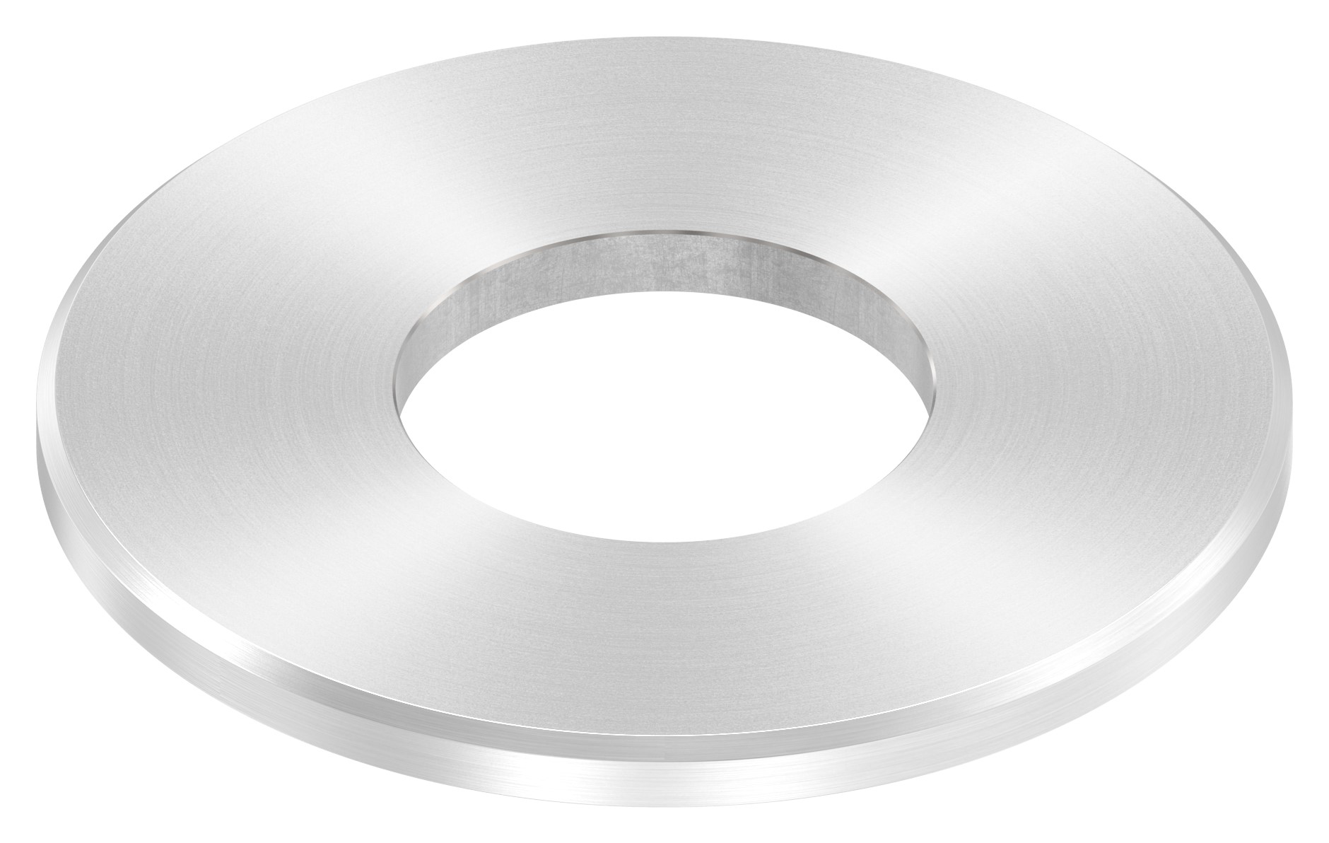 Ankerplatte Ø 100x6mm, mit Rundschliff und Fase, V2A