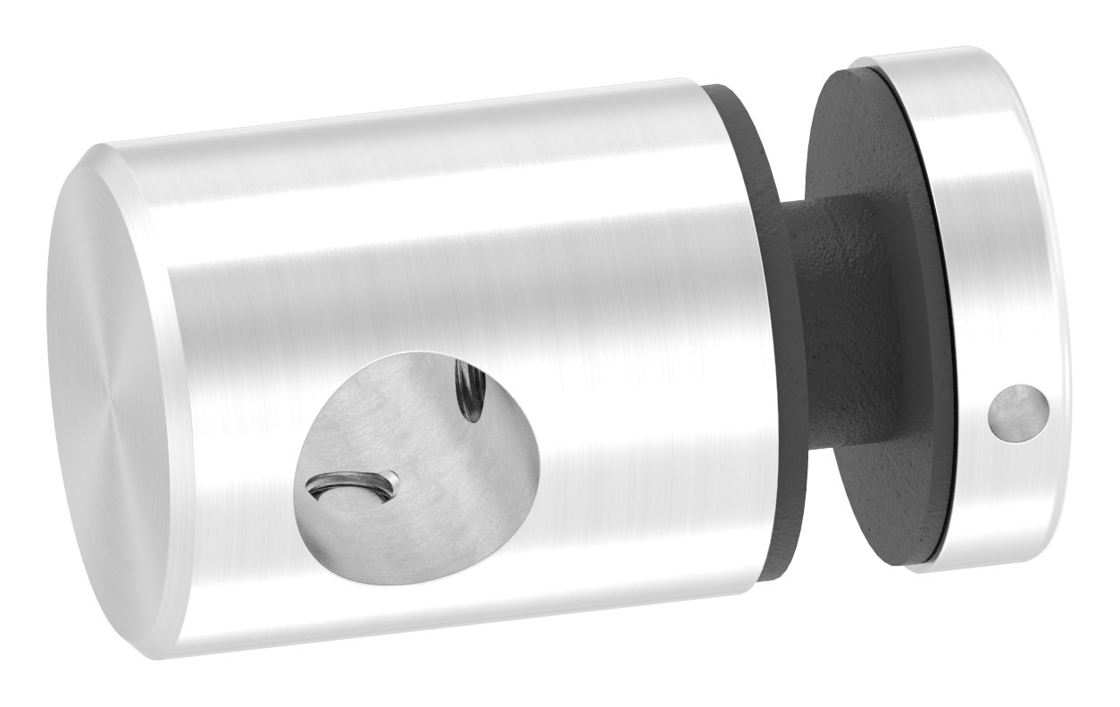 Querstab-Glashalter  Ø25mm für 12mm Rund, für Glas 6-12,76mm, V2A