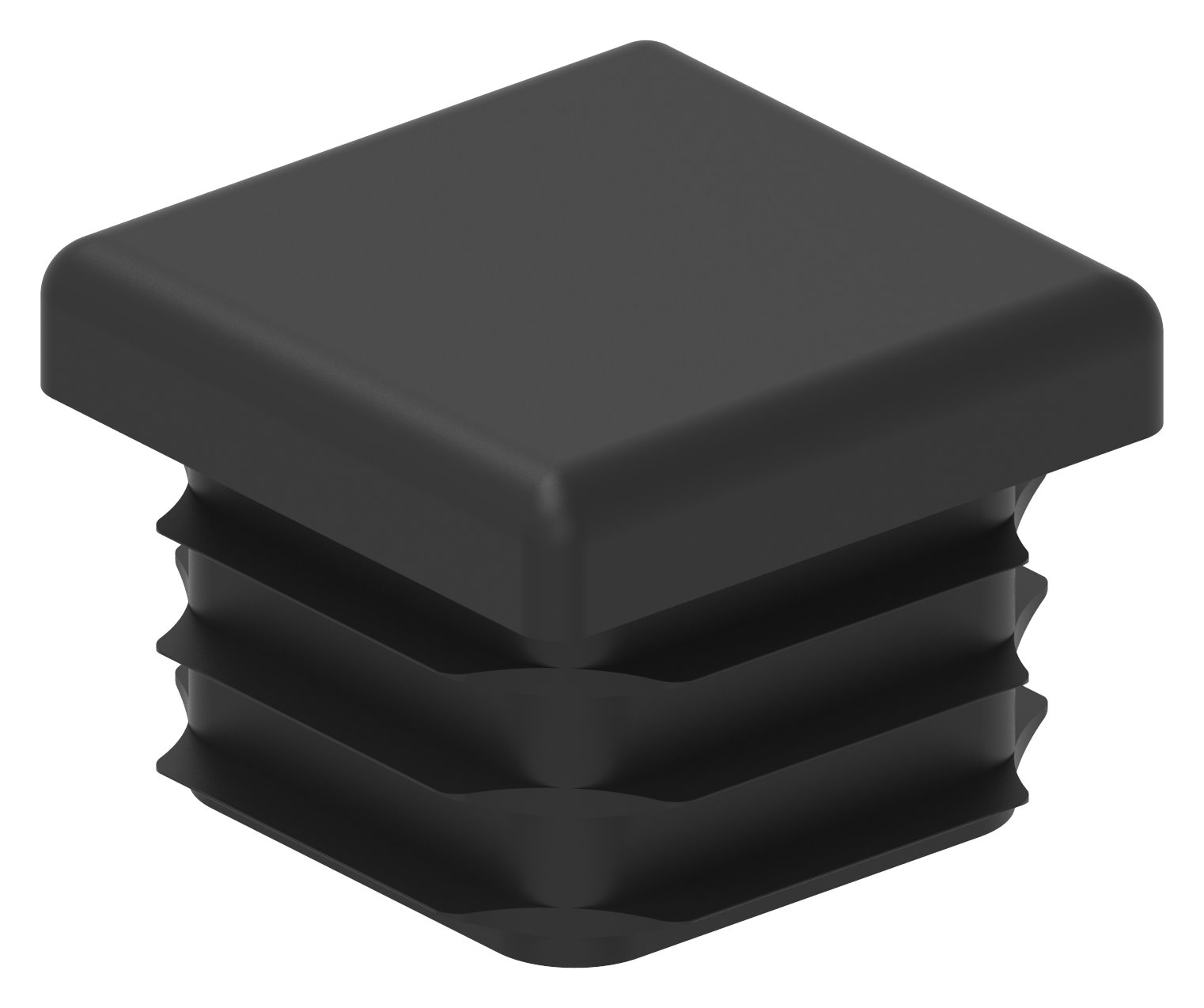 Kunststoffkappe für Quadratrohr 25x25mm