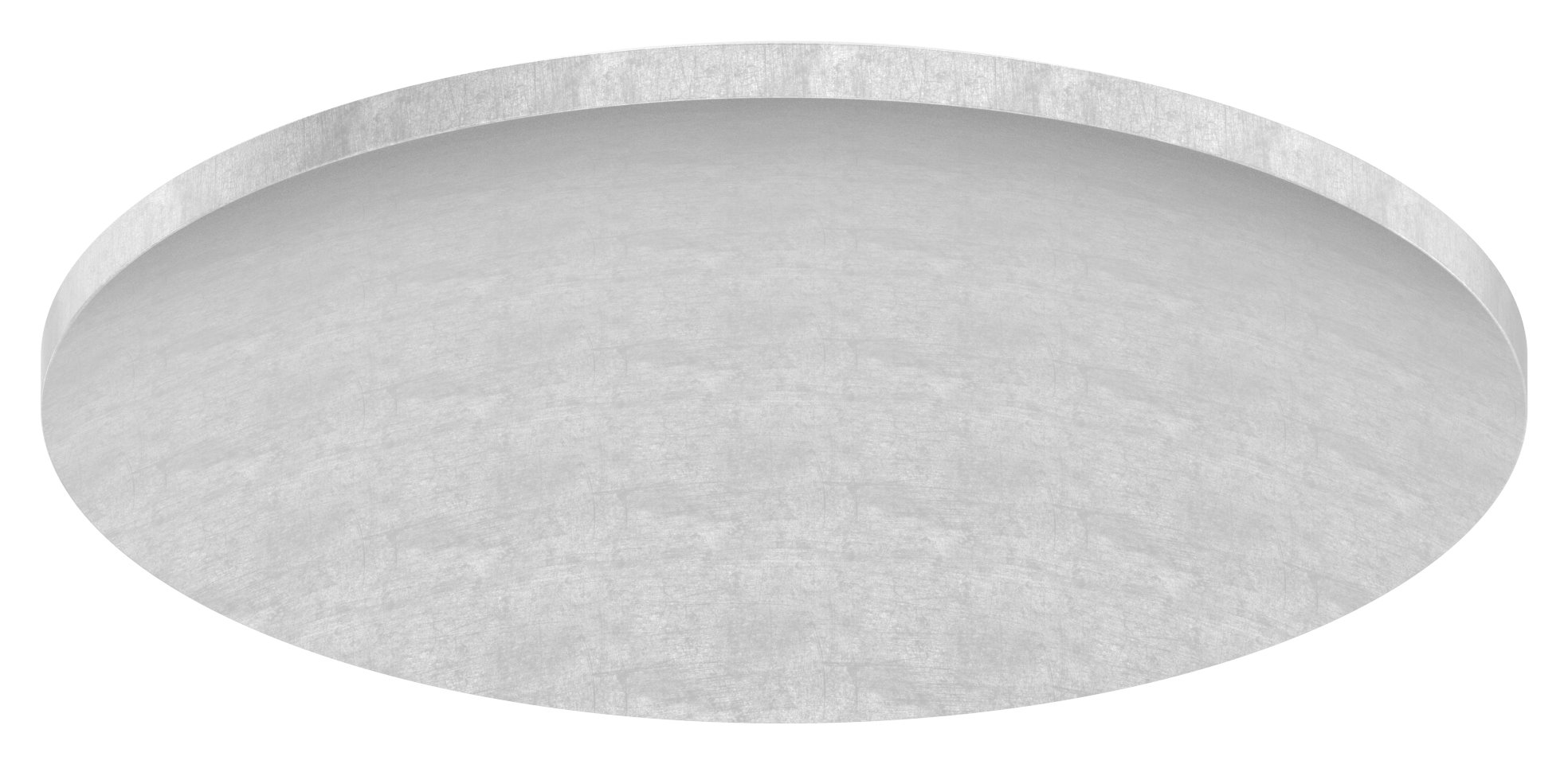 Gewölbte Schale Ø 70x2,5mm, ungeschliffen, V2A