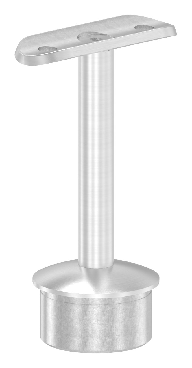 Rohrabschlussstopfen für Rohr 42,4x2,5mm, Handlaufanschlussplatte: 42,4mm, V2A