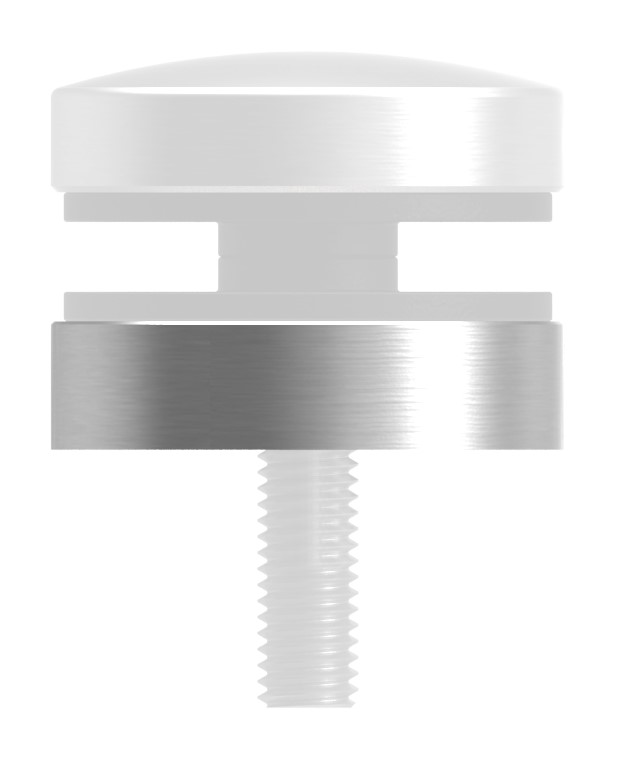 Unterteil Ø 40mm, mit Durchgangsbohrung , t: 10mm, V2A