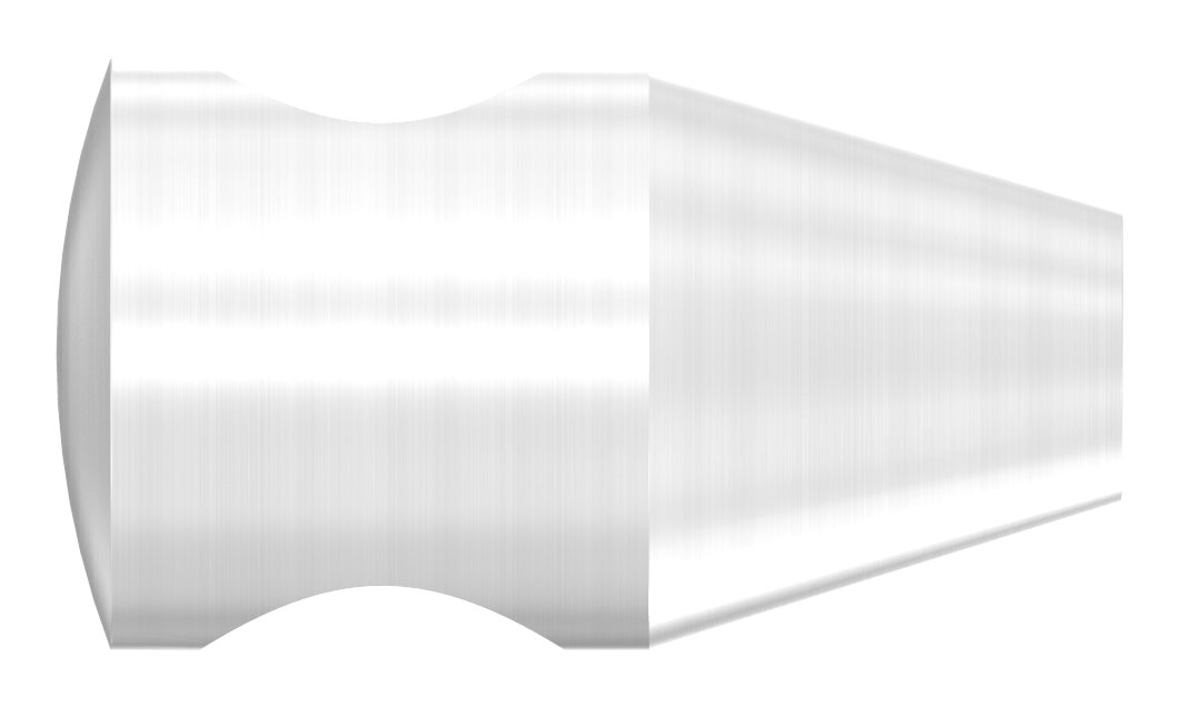 Querstabhalter mit Gewinde M6, Bohrung 12,2mm Bohrung, V2A