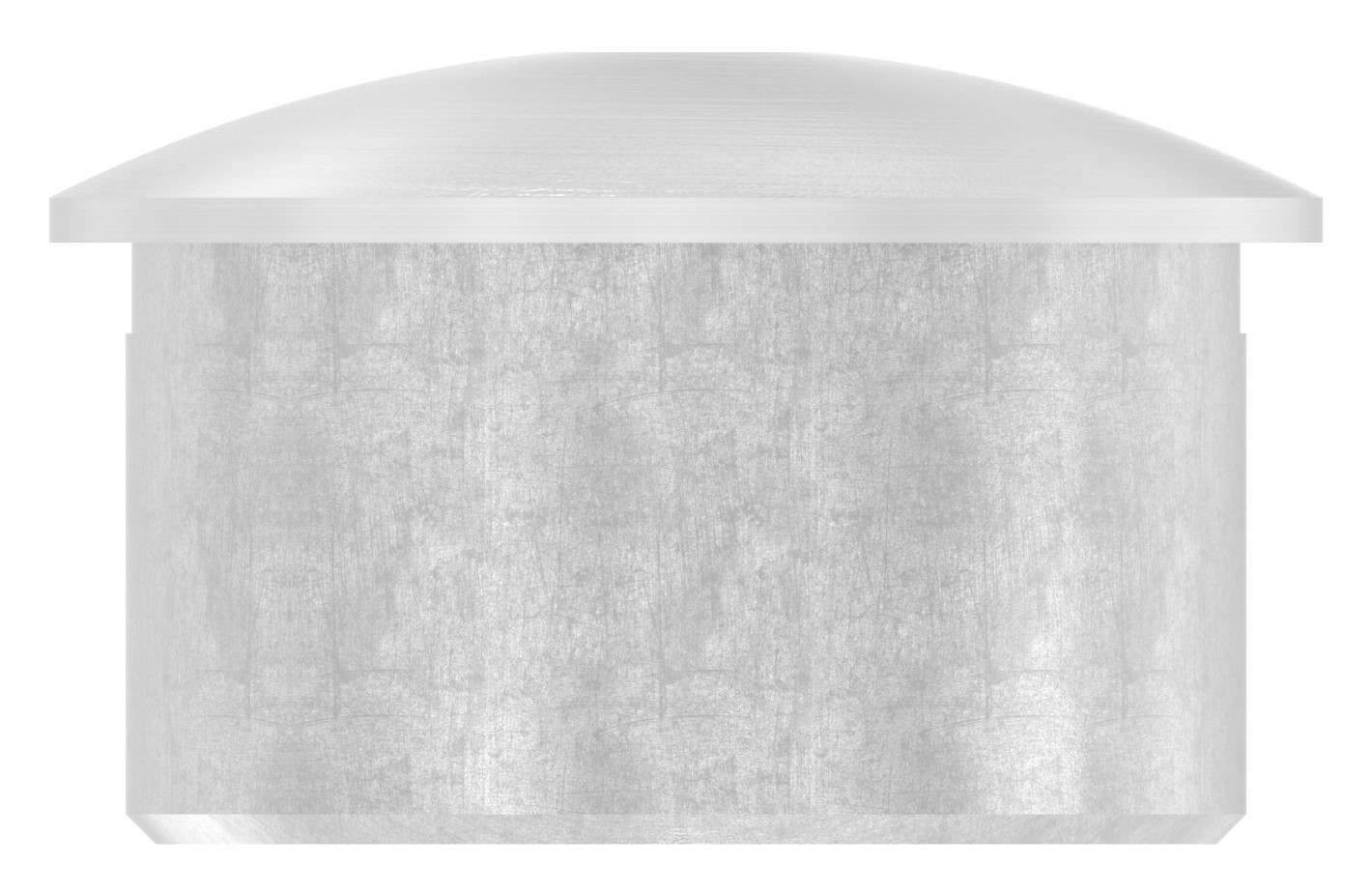 Rohrabschlussstopfen zum Kleben mit M8 für 42,4x2,5mm, V2A