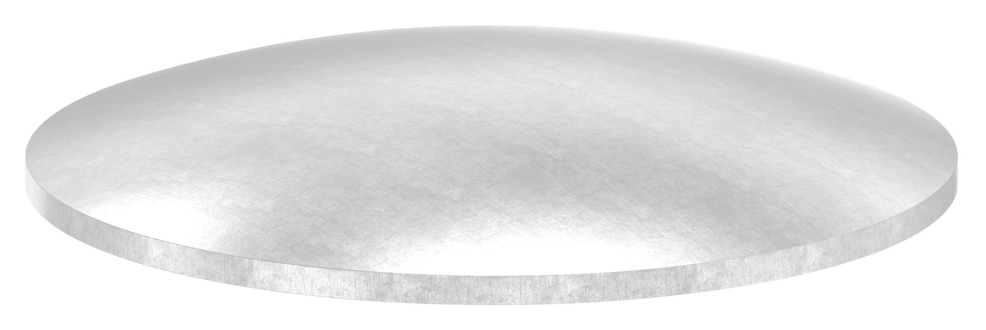 Gewölbte Schale Ø 76x2,5mm, H: 13mm, ungeschliffen, V2A