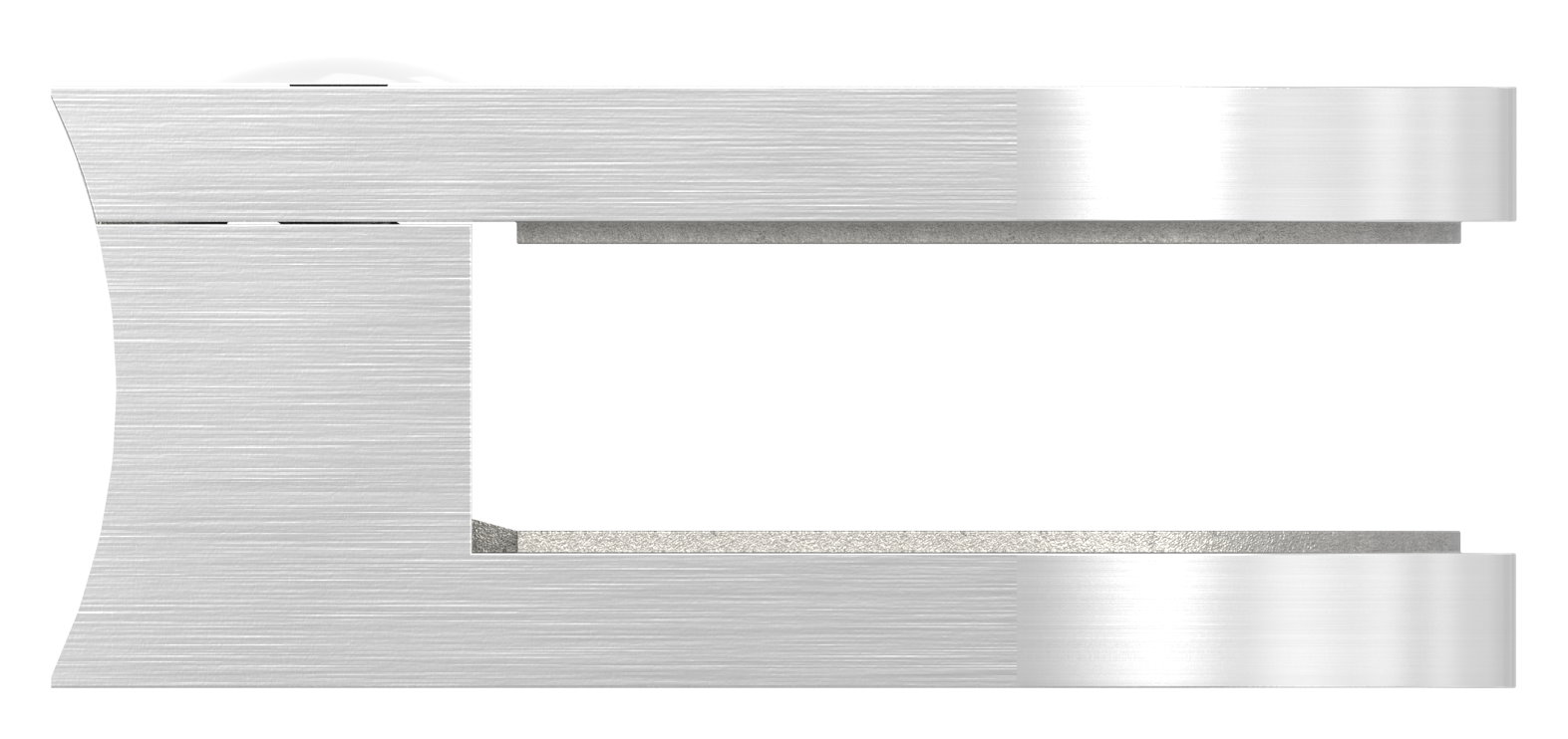 Glasklemme Mod. 32, Anschluss: 60,3mm, V2A