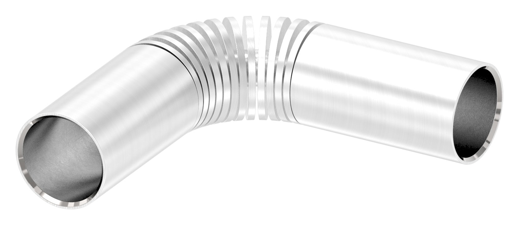 Rundstabverbinder (zum Biegen), für 12mm Rund, V2A