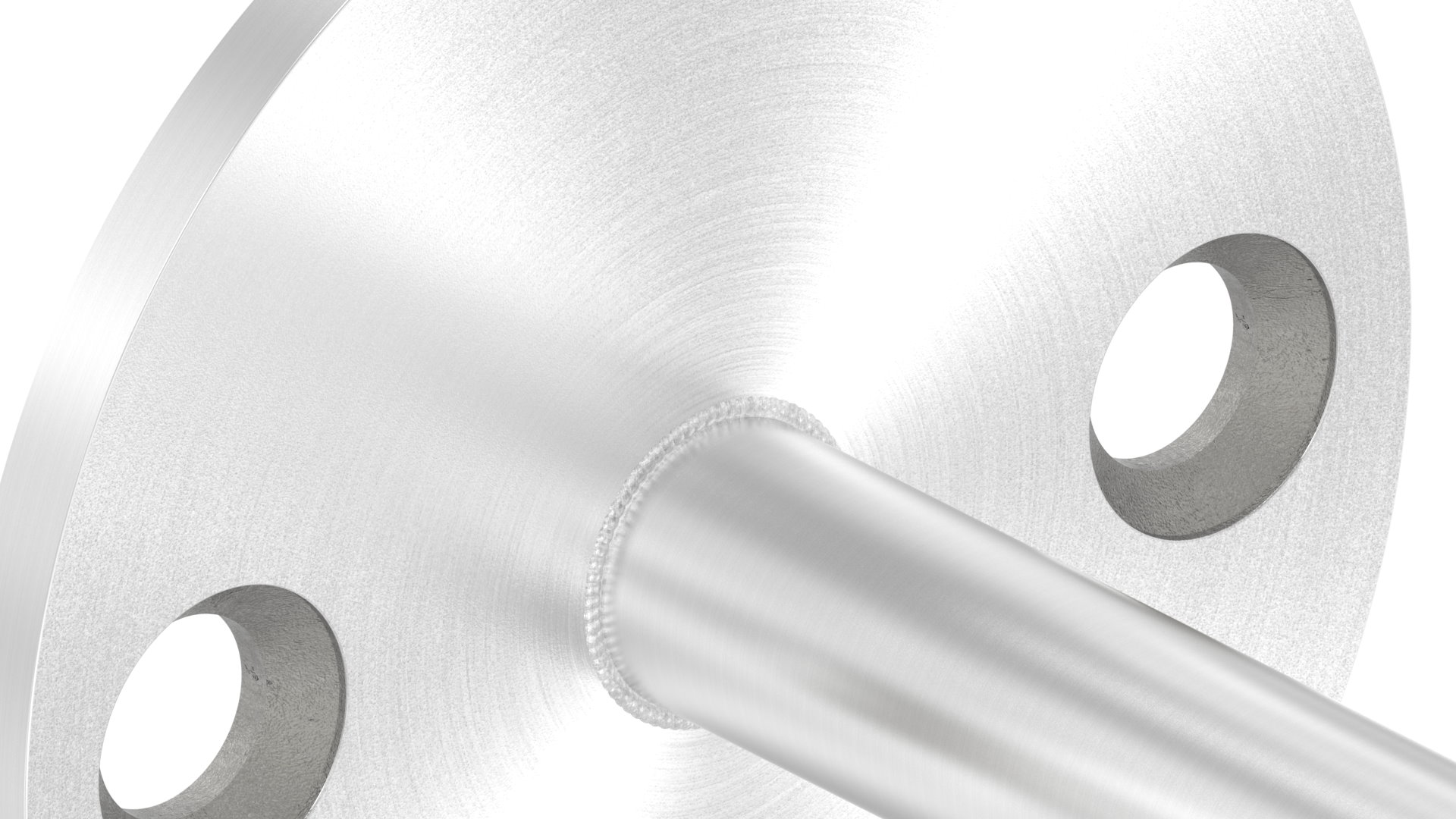 Handlaufhalter zum Anschweißen (Ronde und Bügel verschweißt), V4A