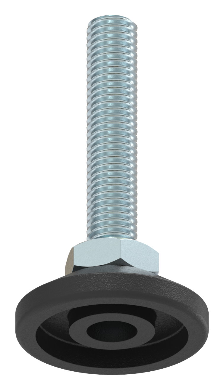 Stellfuß mit Justierschraube mit Innensechskant