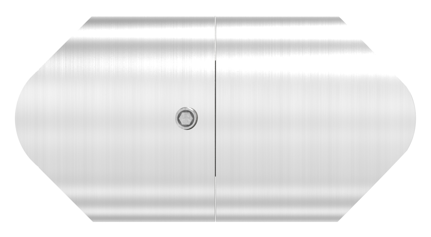 Rohrverbindungsstück von 42,4 / 42,4mm, V2A