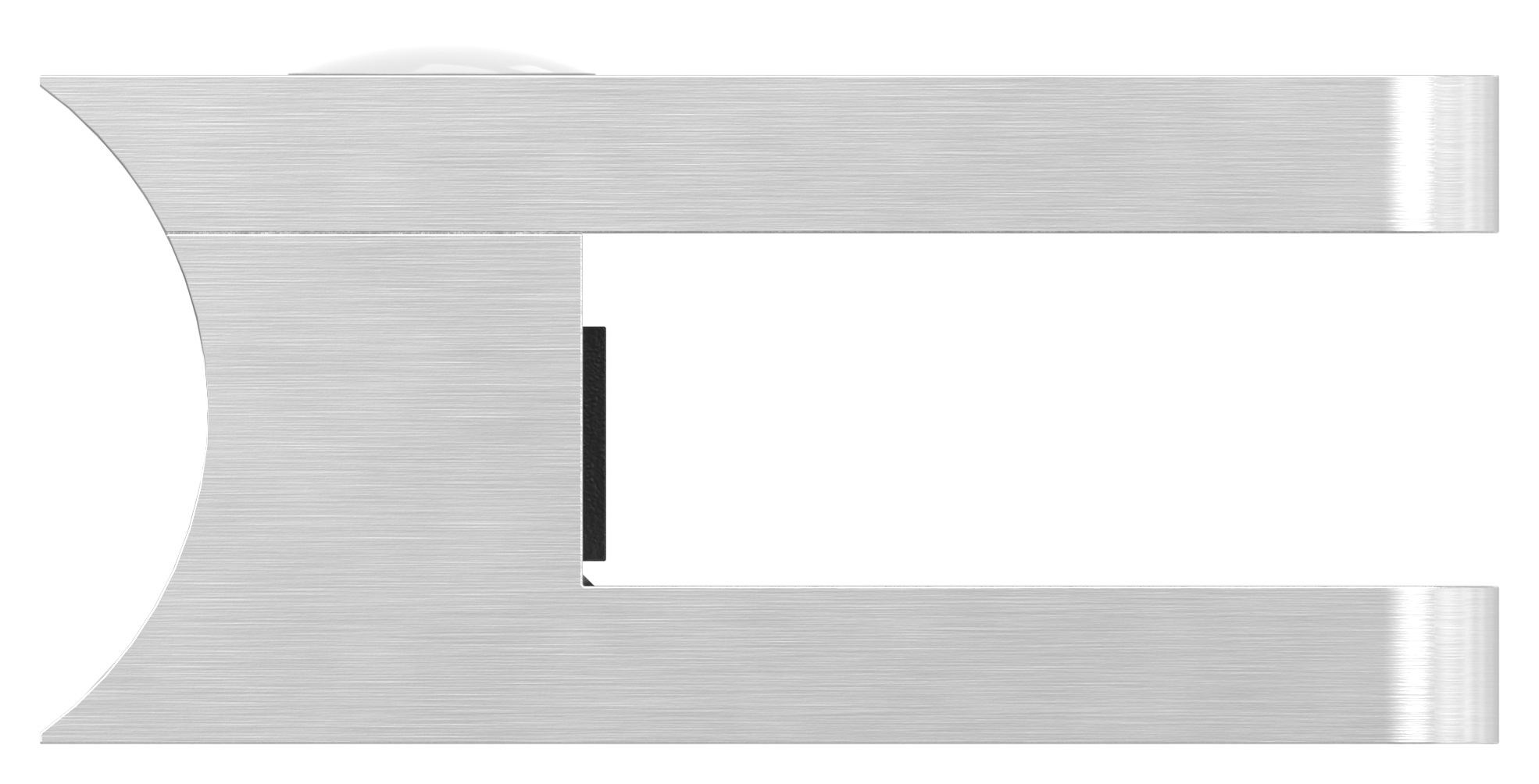 Glasklemme Mod. 36, Anschluss: 33,7mm, in V2A