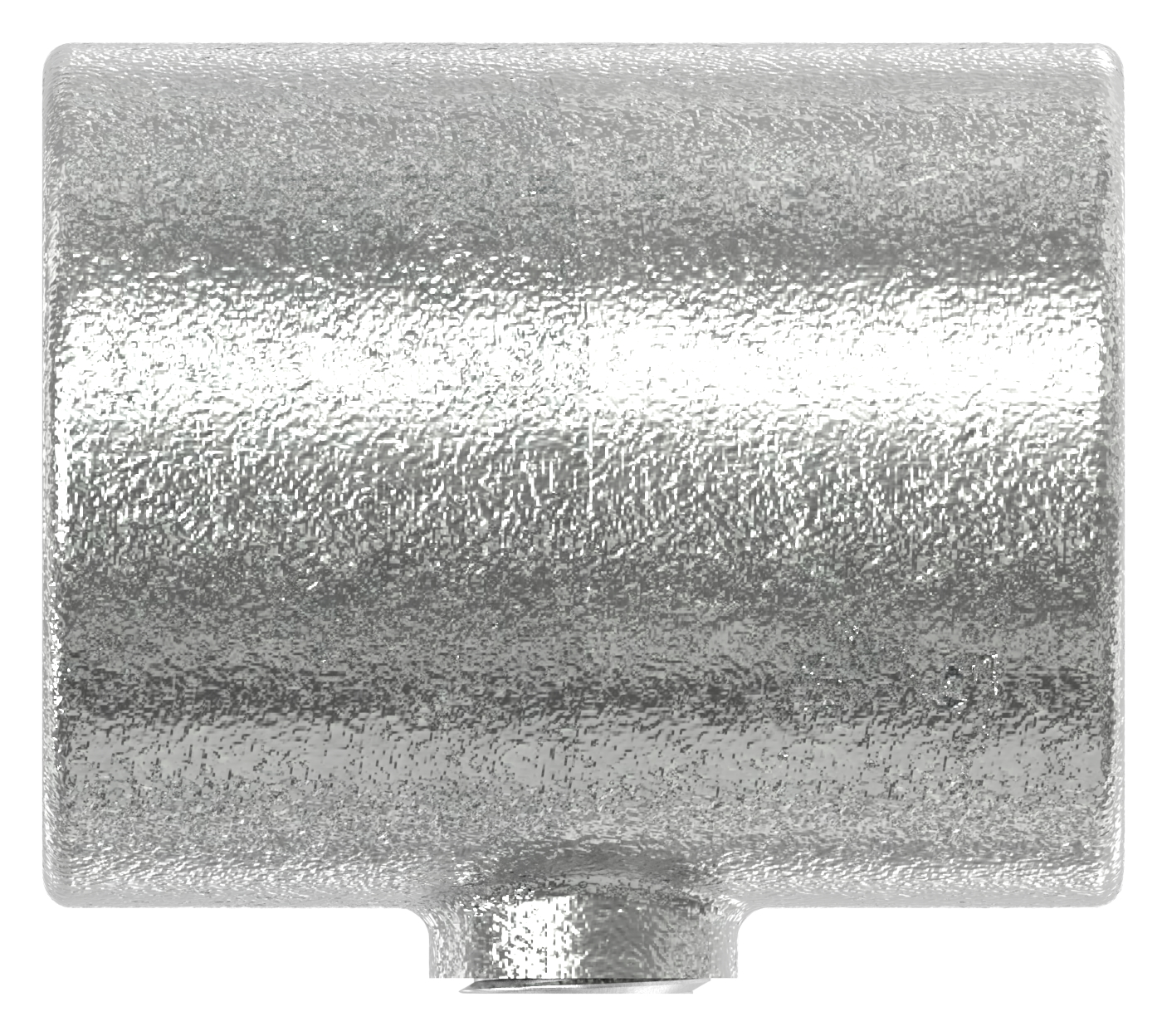 T-Stück kurz, schräg, variabel, für Rohr Ø 42,4mm