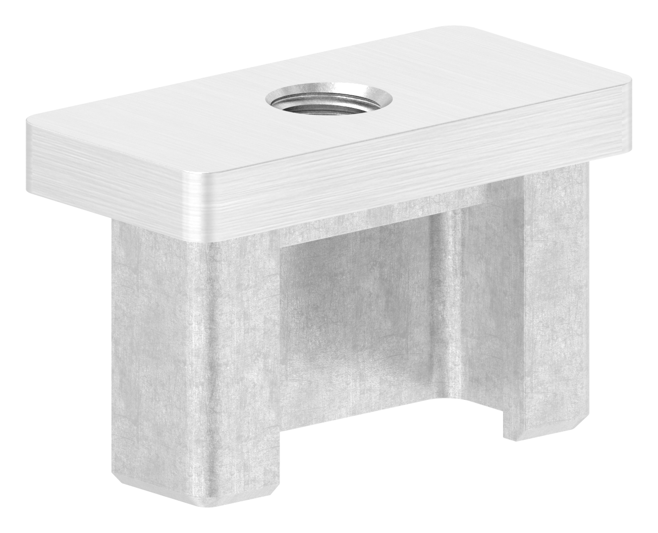 Einsteckkappe, für Rohr 40x20x2,0mm, V4A