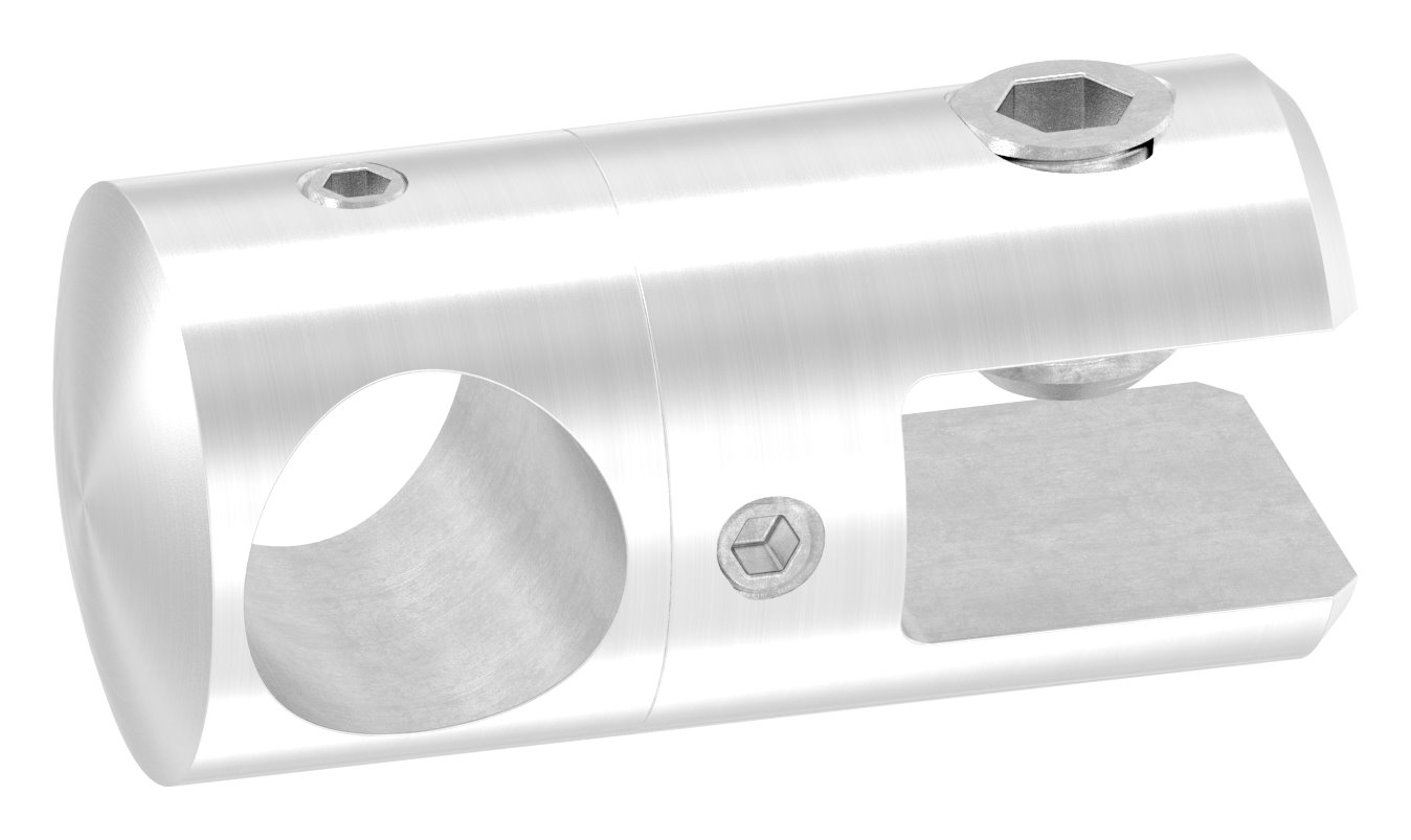 Plattenhalter mit Bohrung 16,2mm, V2A