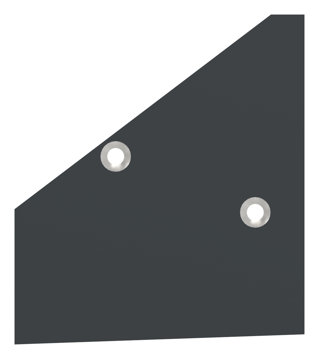 Endkappe rechts für eleganza canopy, RAL 7016 Endkappe rechts für eleganza canopy, RAL 7016