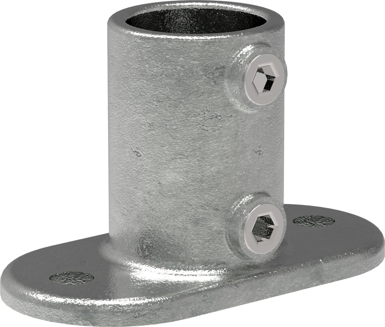 Wandhalter mit 2 Bohrungen, für Rohr Ø 26,9mm