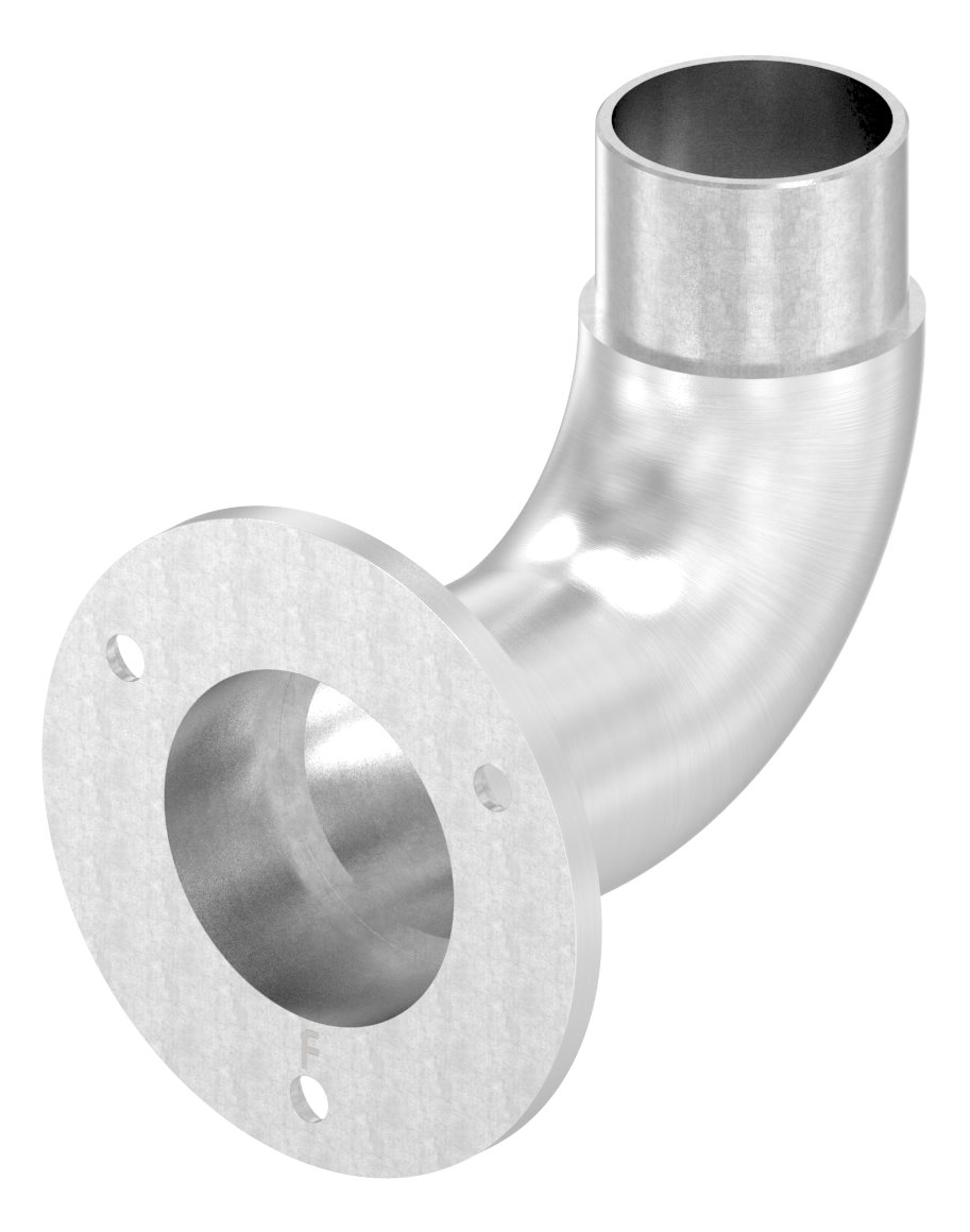 Wandhalter 90° für Rohr 42,4x2,0mm, V2A