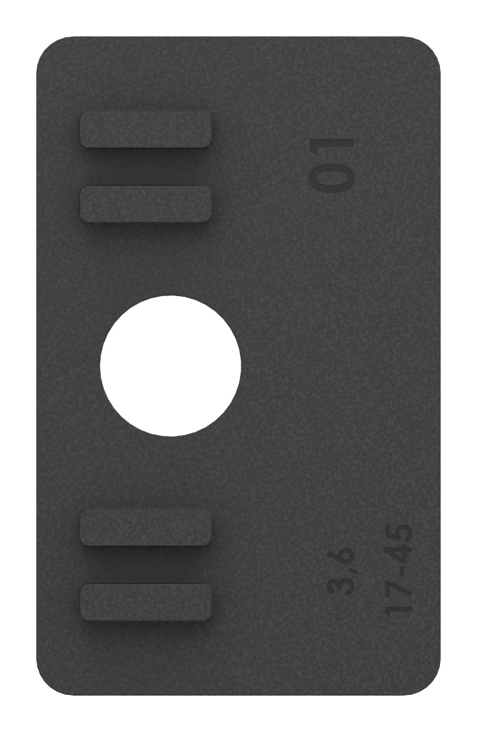 Gummi für Mod. 35, VSG-Glas 13,52mm Gummi für Mod. 35, VSG-Glas 13,52mm