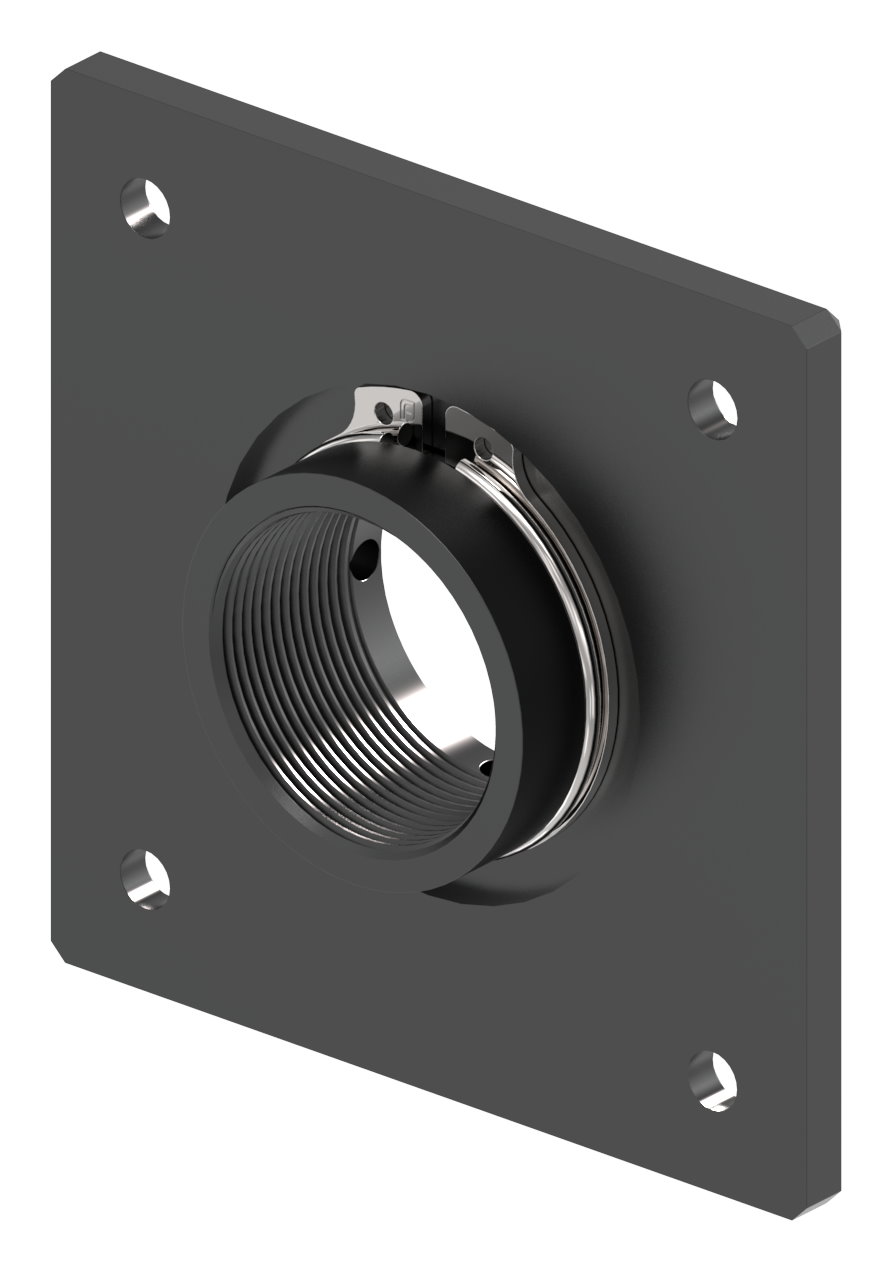 Montageplatte quadratisch 100x100mm