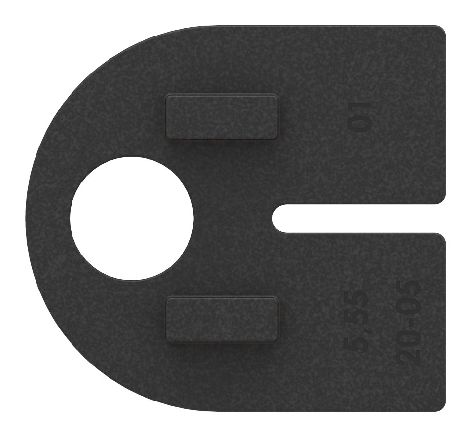 Gummi für Mod. 32, Blech 5mm Gummi für Mod. 32, Blech 5mm