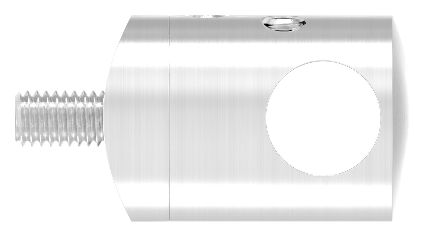 Querstabhalter zum Stoßen, für 42,4mm Rohr, 12,2mm Bohrung, V2A