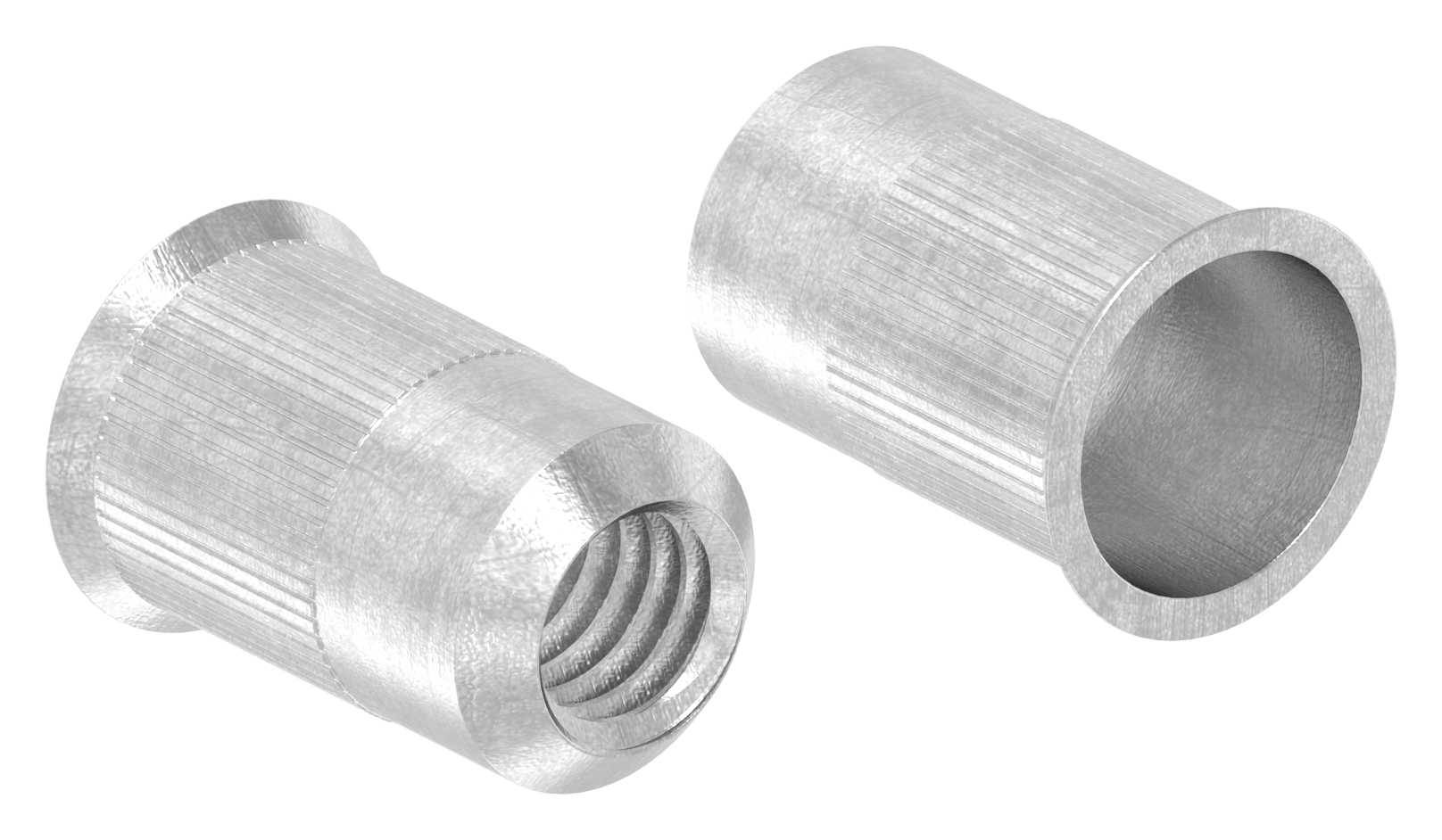 Blind-Einnietmutter, V2A, M4/Loch 6mm, VPE mit 250 Stück, V2A Blind-Einnietmutter, V2A, M4/Loch 6mm, VPE mit 250 Stück, V2A