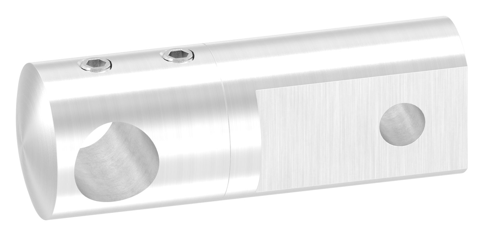 Querstabhalter (Montage zwischen zwei Flacheisen), Bohrung 12,2mm, V2A