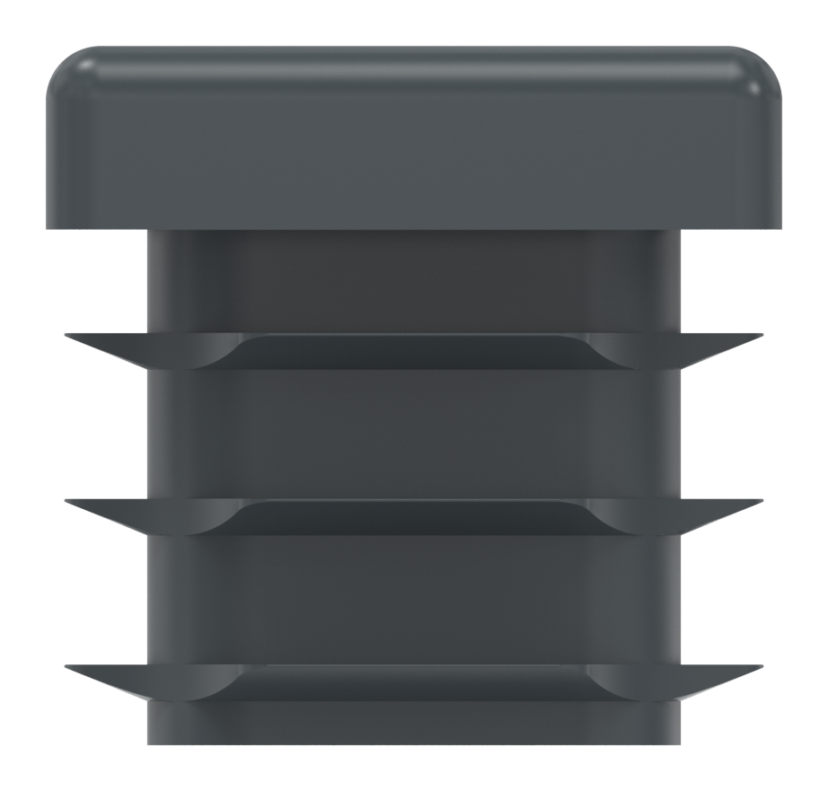 Kunststoffkappe für Rechteckrohr 40x20mm