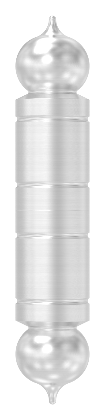 Anschweißband mit festem Stift glatt, 20mm, V2A