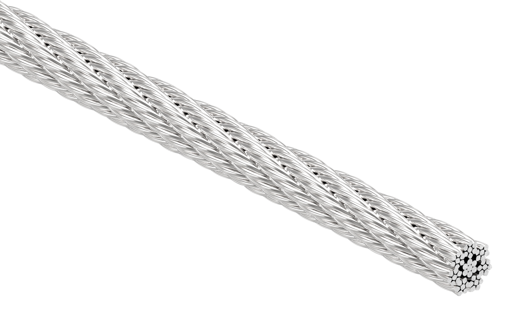 Edelstahlseil Ø 4mm, 7x7, L: 25m, V4A