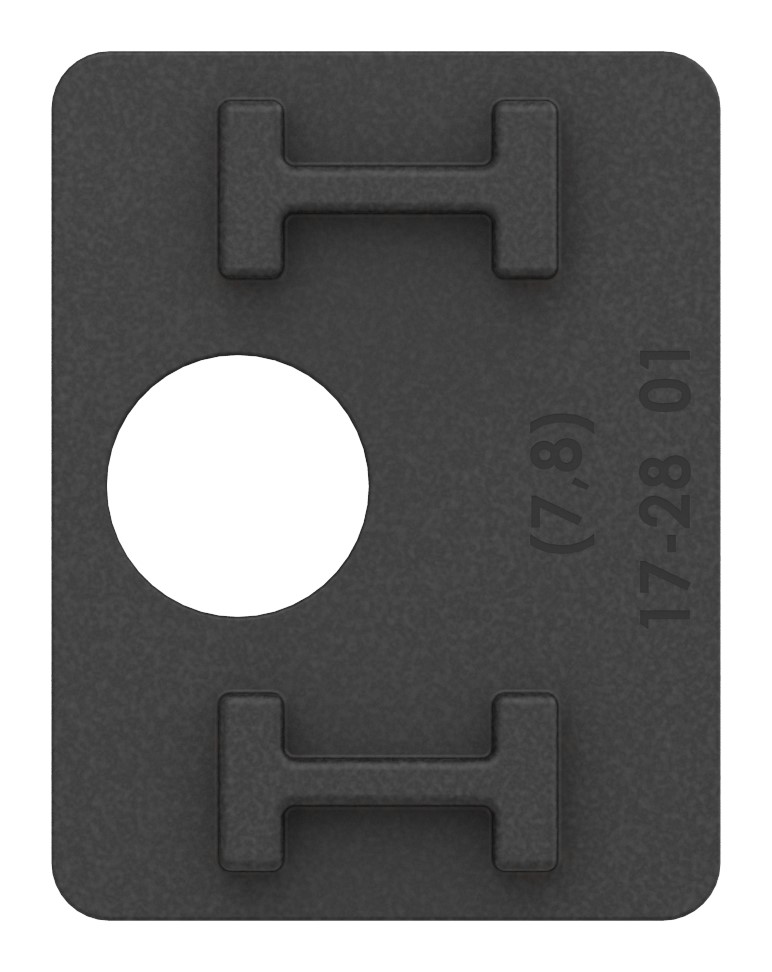 Gummi für Mod. 24, Blech 1,5mm Gummi für Mod. 24, Blech 1,5mm