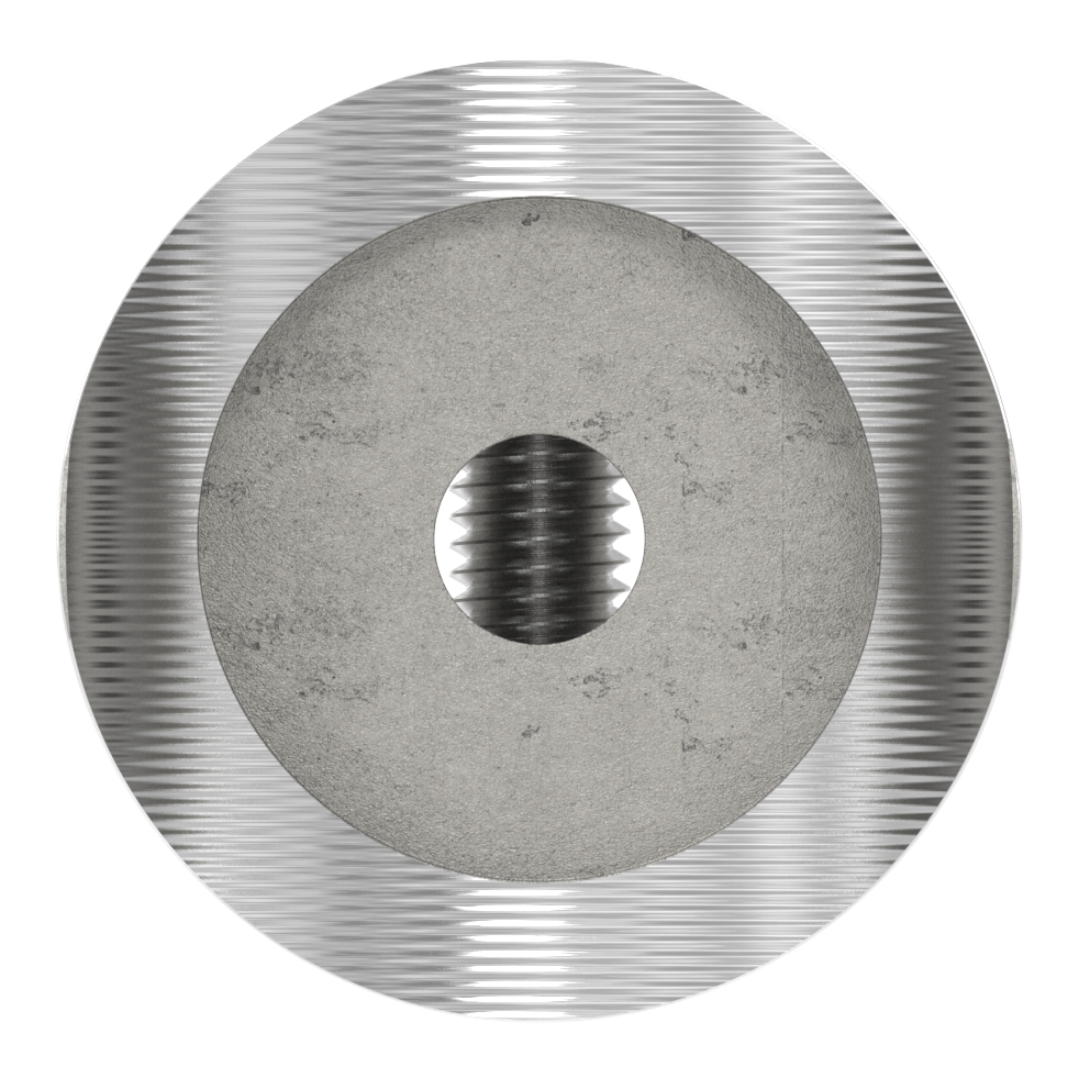 Anschlussstück 90°, Anschluss oben: 42,4mm, V2A
