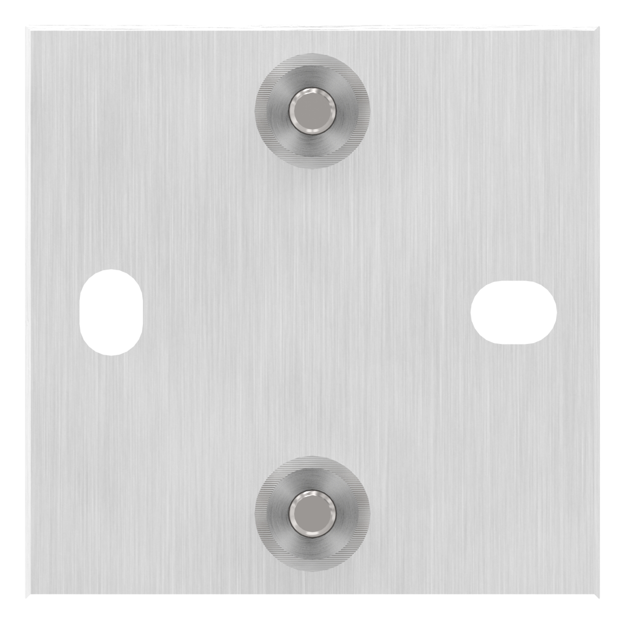 Wandbefestigung für Geländerpfosten 42,4mm, V2A