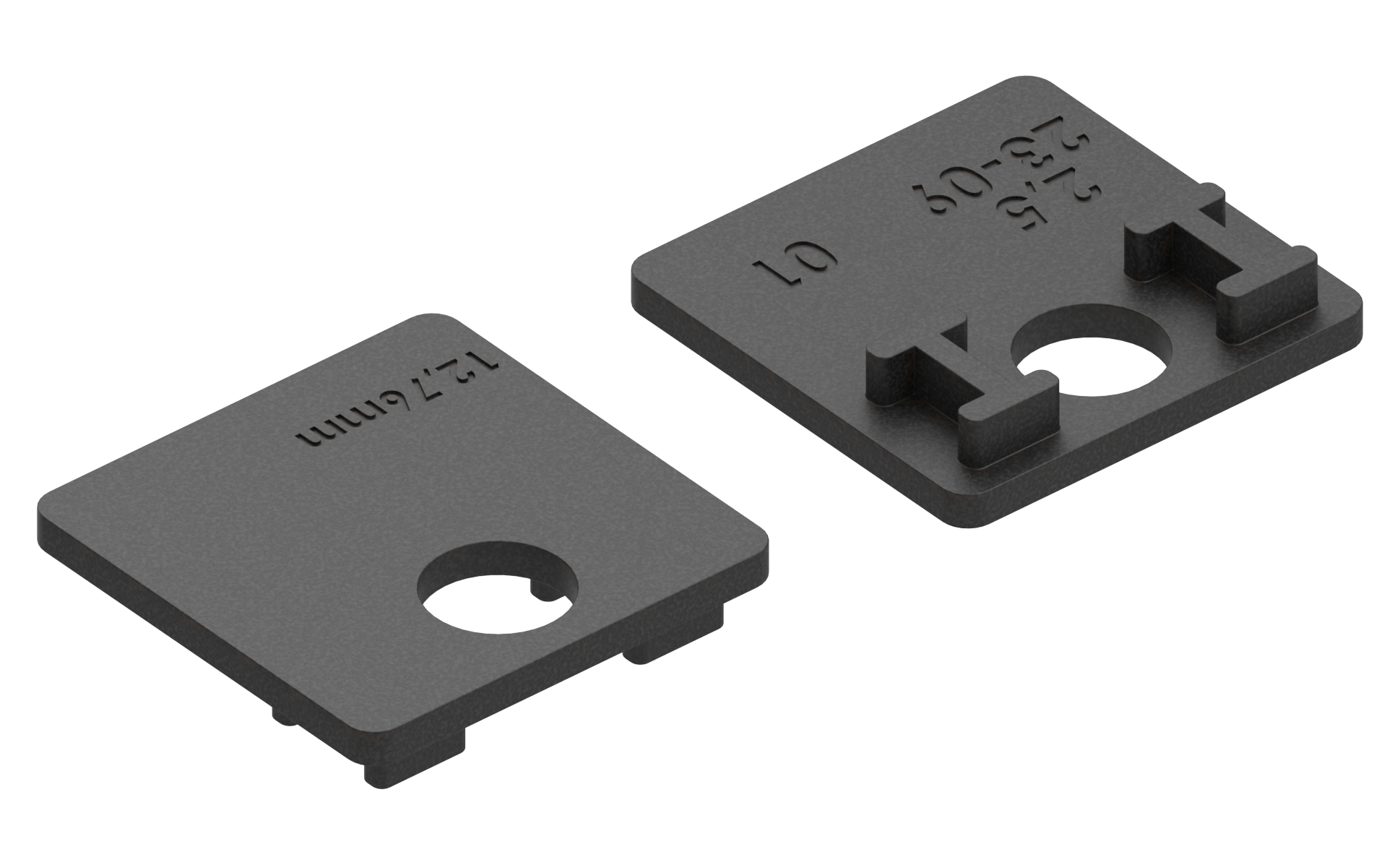 1 Paar Gummi für Mod. 36, für VSG-Glas 12,76mm