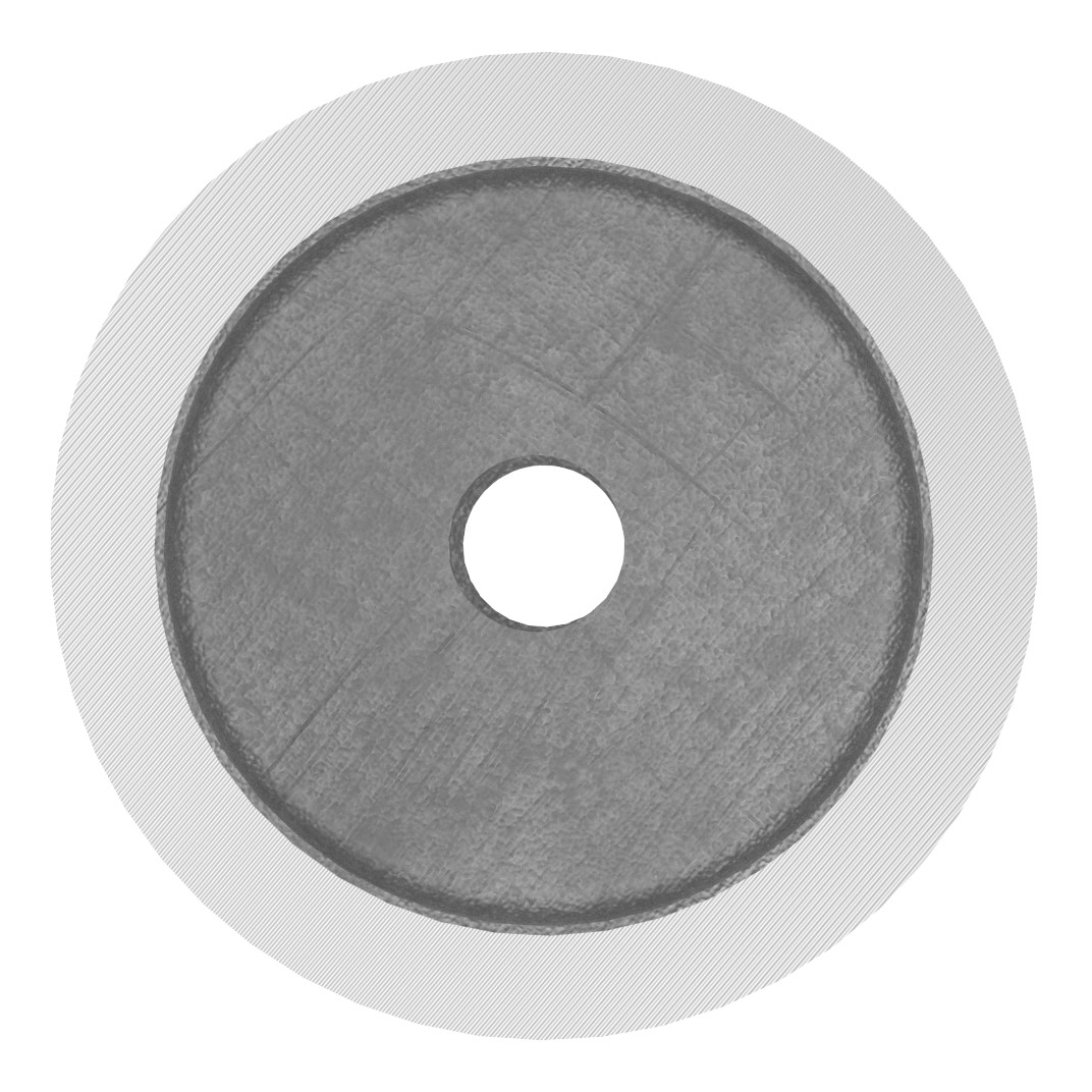 Unterteil für 52mm Glaspunkthalter, t: 40mm, mit M10, V2A