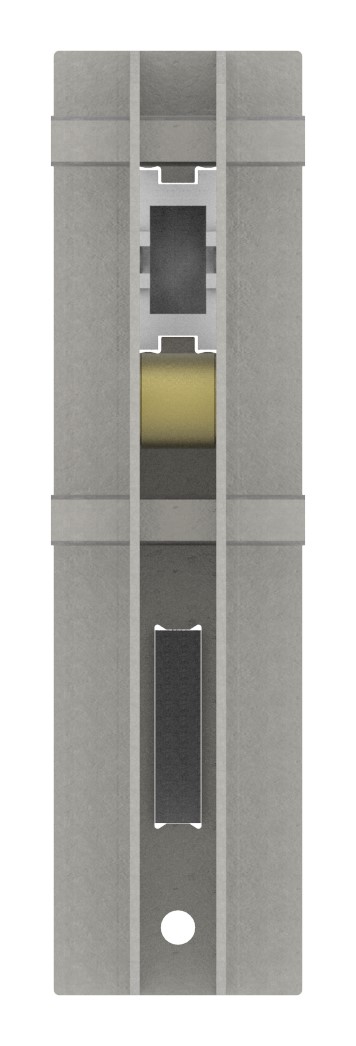 Schloss verzinkt ohne Schlosskasten, 44mm, passend zu 59104-240/ST