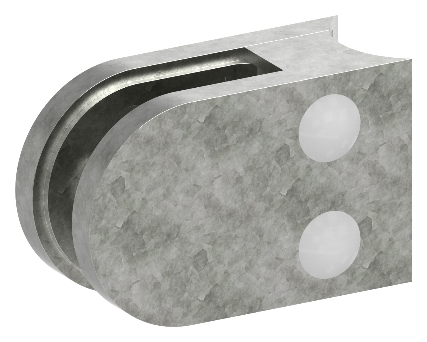 Glasklemme Mod. 12, Anschluss: 33,7mm, Zink roh Glasklemme Mod. 12, Anschluss: 33,7mm, Zink roh