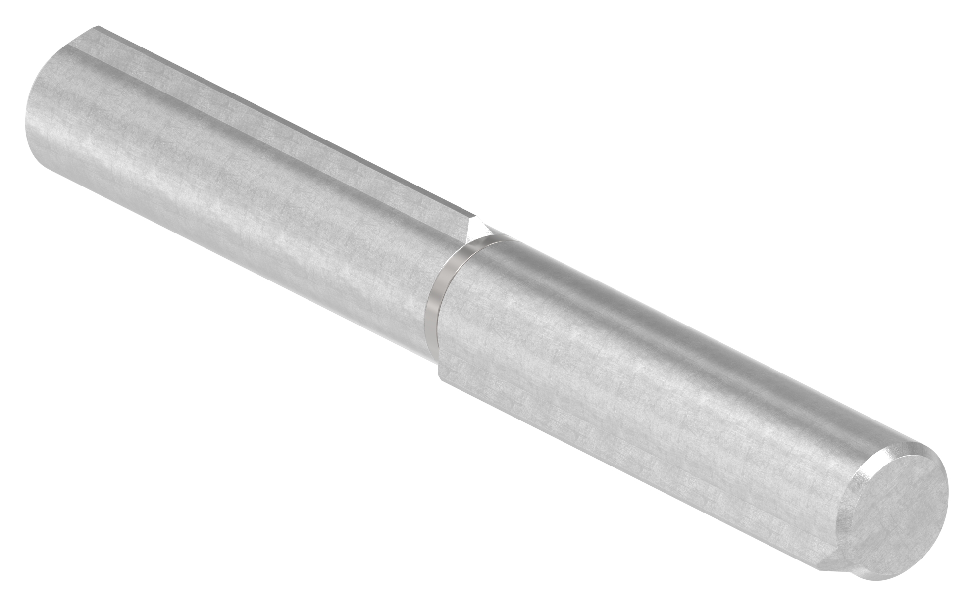 Anschweißband, L: 140mm, mit festem Stift, V2A