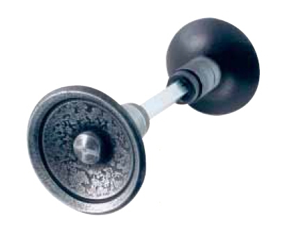 Drückerknopfpaar Ø 60mm mit Stift 8x8mm