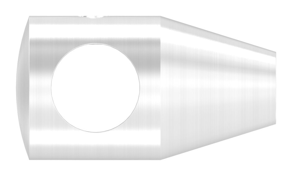 Querstabhalter mit Gewinde M6, Bohrung 12,2mm Bohrung, V2A