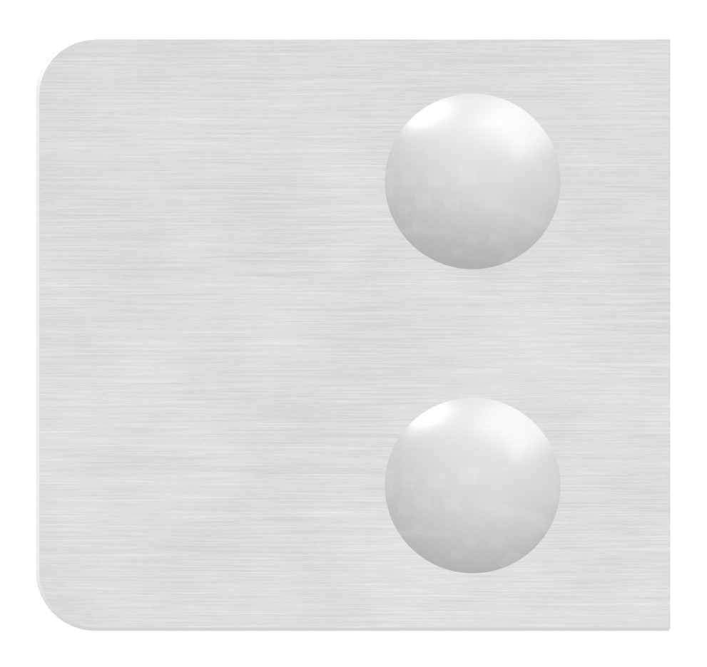 Glasklemme Mod. 31, Anschluss: 60,3mm, V4A Glasklemme Mod. 31, Anschluss: 60,3mm, V4A