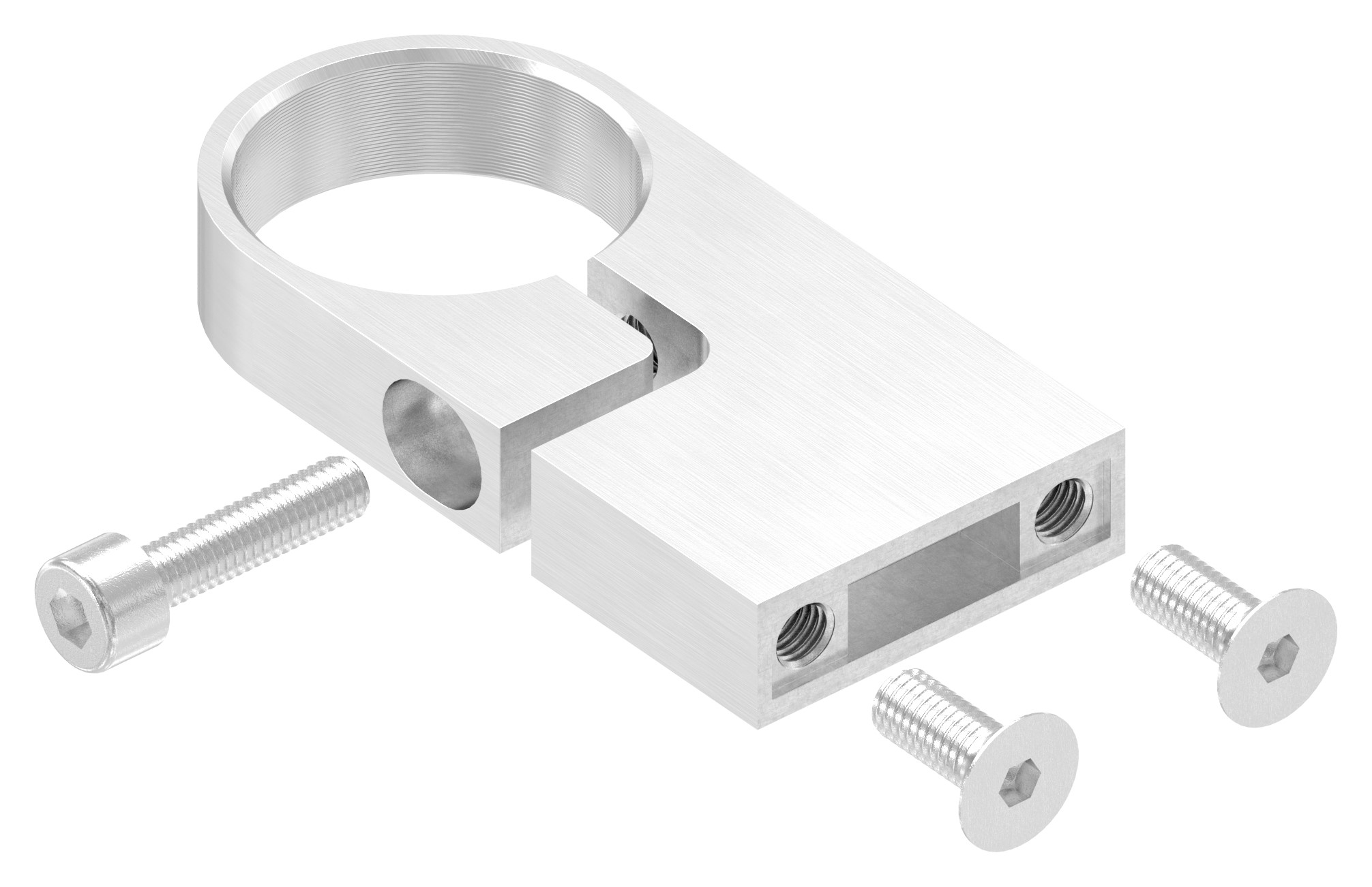 Spannring für Rohr 42,4mm, V2A