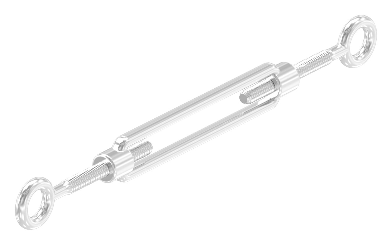 Spannschloss Öse / Öse mit Gewinde M6, V4A